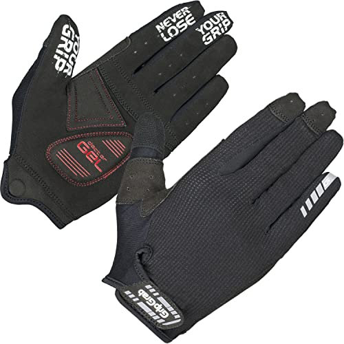 GripGrab Unisex – Erwachsene SuperGel XC Stark Gepolsterte Mountainbike Fahrrad Handschuhe Langfinger, Schwarz, S