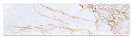 KLARSTEIN Wonderwall Air Art Smart - Pannello Radiante Infrarossi, Radiatore di Calore, 350 W, 7 m², App Control, Silenzioso, a Parete, 120 x 30 cm, Design: Marmo II