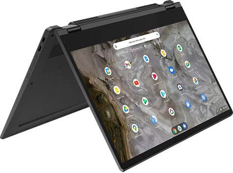 Lenovo IdeaPad Flex 5 Chromebook Convertibile - Display Touch 13.3 FullHD, Processore Intel Celeron 6305, 64 GB eMMC, RAM 4 GB, Chrome OS, USI Pen, Grigio (Iron Grey)