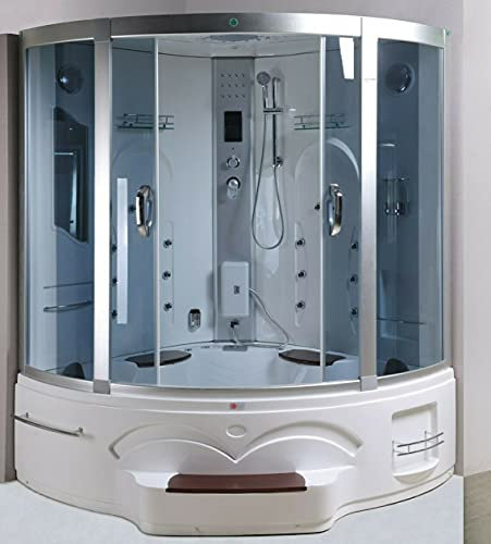 XXL Luxus LED Dampfdusche inkl. Whirlpool-SET Duschtempel-Komplettdusche + Radio inkl. Spedition