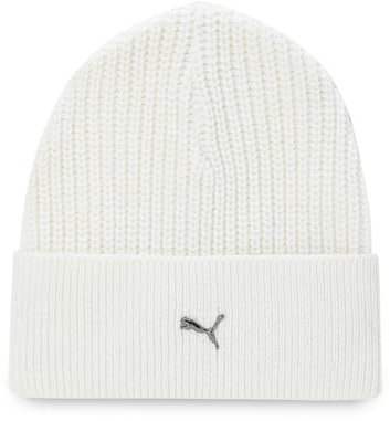 PUMA Unisex Metal Cat Beanie, Warmweiß, Einheitsgröße EU