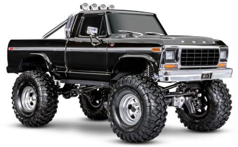 TRAXXAS Crawler TRX-4 RTR 79 Ford F150 schwarz 1/10 Brushed ohne Akku/Lader 4WD High-Trail