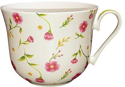 Jameson & Tailor Becher aus veganem Brillantporzellan 480 ml Blumenranken