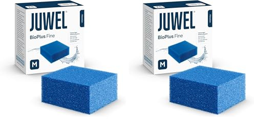 Juwel Aquarium 88051 BioPlus fine Schwamm fein, M (Compact) (Packung mit 2)