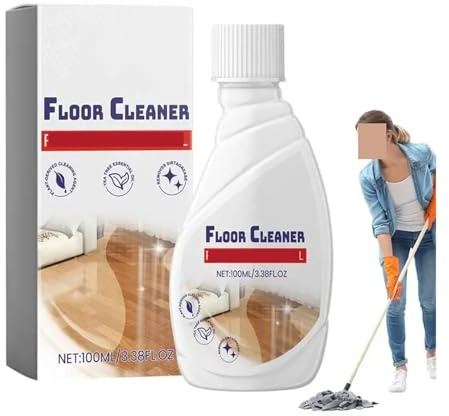 Multi-Surface Cleaner Hardwood Floor Cleaning Agent Floor Polisher Liquid, Compatible for DEEBOT OZMO U2 U2 Pro，N79 N79S N79W+ N79SE Robot Sweeper(100ml*5)
