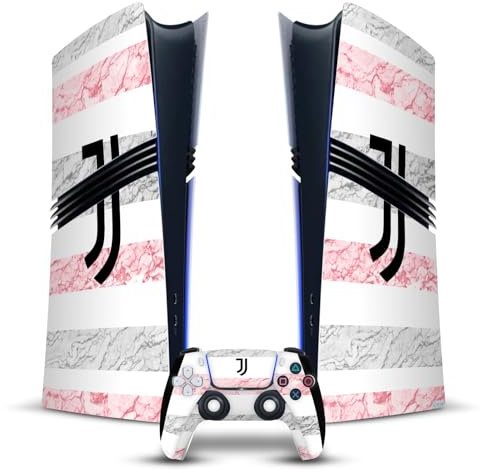 Head Case Designs Offizielle Juventus Football Club Away 2023/24 Match Kit Vinyl Haut Gaming Aufkleber kompatibel mit Sony PlayStation 5 PS5 Pro Digital Edition Console & DualSense Controller