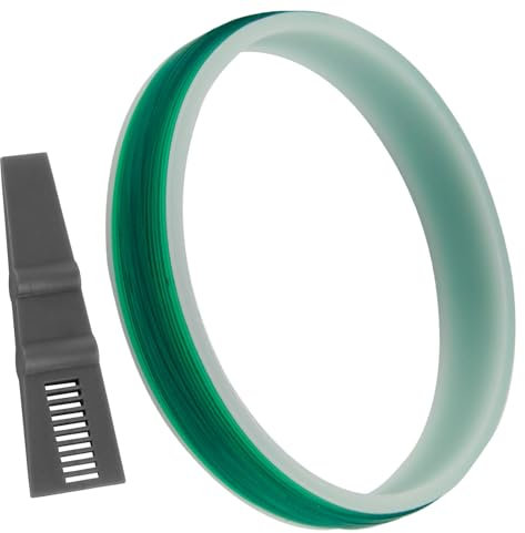 Finish Line Ruban adhésif sans couteau 5 m Film vinyle sans couteau Bande de coupe anti-rayures Outil autocollant pour ligne de coupe à rayures fines
