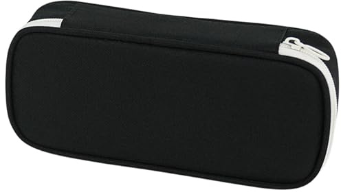 Culinavog Astuccio Nero Grande Capacità, Astuccio Scuola con Scomparti, Astuccio Morbido Multiuso con Divisorio per Scuola, Ufficio, Studenti, Ragazzi, Adulti, Trucco e Accessori