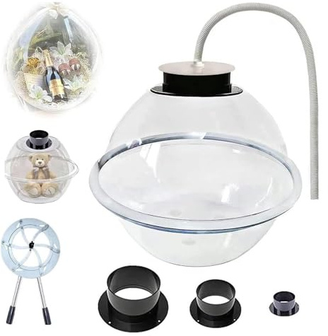 SDGBCXD Bote de Helio, Kit for Rellenar Globos, 35 cm/13,7, con Bomba y alicate expansor, Herramienta Profesional
