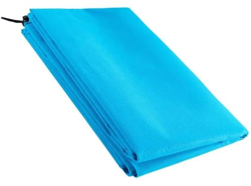Gettimore Funda protectora contra heladas para plantas, 70 g, tela no tejida con cordón para clima frío, azul, paquete de 2 unidades, 100 x 150 cm