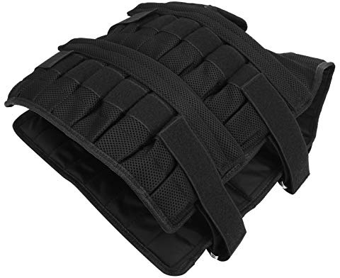 RASTKY Gilet lesté Musculation 35KG Poids pondéré Sac de Sable Gilet en Sport Musculation Course Sac de Sable lesté