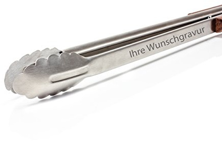 Petromax Grill- und Kohlenzange Edelstahl, für Grill & Feuerstelle, präziser Griff