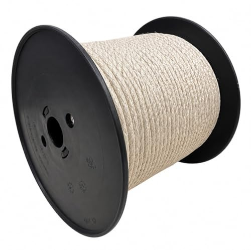 Everlasto 6 mm syntetisk polyhampa/tempex täckrep – olika längder (6 mm x 100 M)