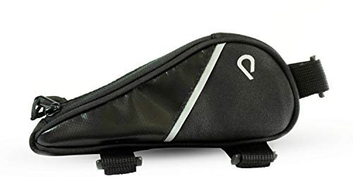 VincitaTubo superior de bicicleta Carrera de bolsas Bolsa de cuadro de bicicleta, adecuada para todas las bicicletas Top Bar Borsa da bici Bento Box Bolsa de combustible Accesorios de ciclismo (Negro)