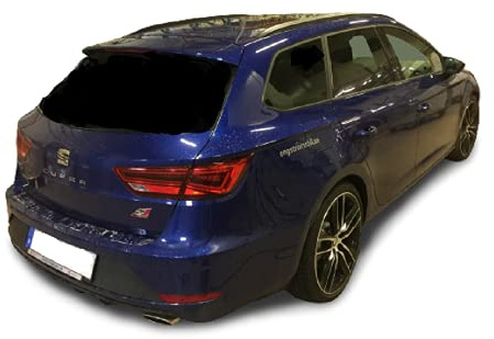 Solarplexius Auto-Sonnenschutz Scheiben-Tönung passgenau für Seat Leon ST Kombi Bj. 2013-20 Komplettsatz Keine Folie