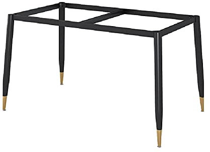 GEREP Schwer Stahl Tischgestell Kufengestell Tischkufen, Tischuntergestell für DIY Esstisch, Schreibtisch, Couchtisch, Bank/Schwarz / 100×40×72cm