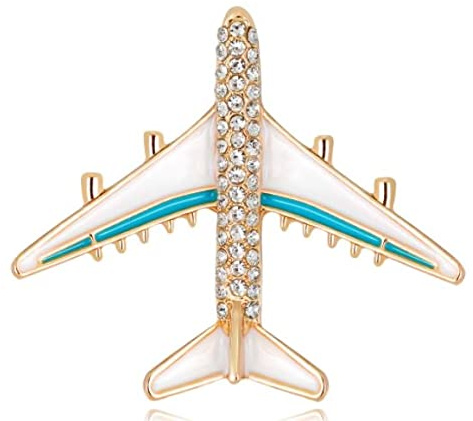 Flugzeug Brosche Anstecker Flieger Brosche K53