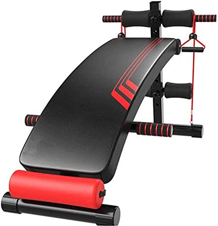 FLBT Hantelbank mit Beinstreckung und Beinbeuger, verstellbare Trainingsbank, Hantelbank, Heimfitnessgerät für Männer, Stuhl Needed