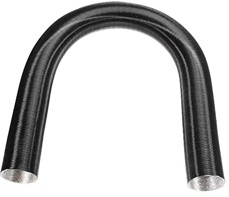 Tubo di riscaldamento per auto, tubo di aspirazione dell'aria da 60 mm, canale di riscaldamento da 200 cm, tubo in alluminio per auto, canale di ventilazione, scarico aria calda, tubo di scarico