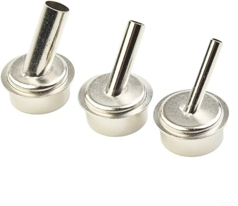 Hasaller Heißluftpistolen-Düsen-Set, 861DW Heißluftpistolen, SMD-Nacharbeitsstation, Zubehör, 5/7/10 mm, Heißluftpistolen, Lötstation, Zubehör für Luftpumpe, Heißluftentlöten, 3 Stück