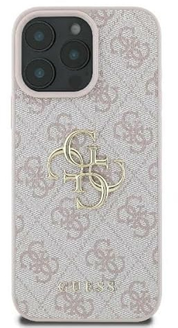 CG MOBILE Guess GUHCP16S4GMGPI hülle für iPhone 16 6.1 Rosa hardcase 4G Big Logo