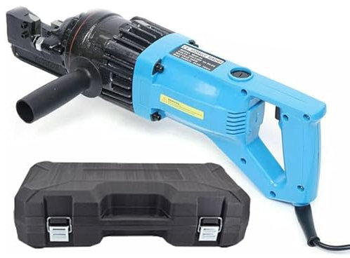 XNXYSMKJ Elektrische Bewehrungsbiegemaschine, 950 W, hydraulische Bewehrungsbiegemaschine, 4–16 mm Bewehrungsstahl innerhalb von 5 Sekunden, Biegewinkel 0–30 °, mit Positionierungsbolzen
