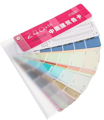 WHAMVOX Ruota Dei Colori Portatile Per Artisti Schede Di Abbinamento Colori Per Vernici Standard Fogli Colorati Per Pittura e Disegno