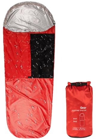 Sovsäcksöverdrag, värmeisolerad sängsäck, hållbart skydd för utomhussovsäck, långvarig funktion för överlevnad, klättring, vinterbackpacking, camping, vandring, resor och äventyrslag