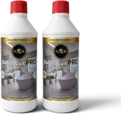 Bagnolux - PRO Detergente schiumogeno, disincrostante, lucidante e antigoccia HACCP – 2 ×750 ml