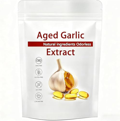 Complesso di aglio invecchiato, comfort cardiovascolare,equilibrio corporeo | Aglio invecchiato inodore; assorbimento delicato; supporto alla circolazione cardiaca; equilibrio interno
