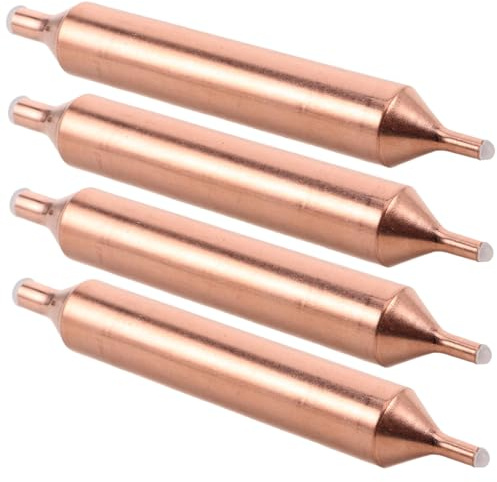 DINHEAROM Filtre de Réfrigérateur pour Congélateur et Réfrigérateur Compatible Double Flux Déshydrateur en Cuivre 4pcs Filtration