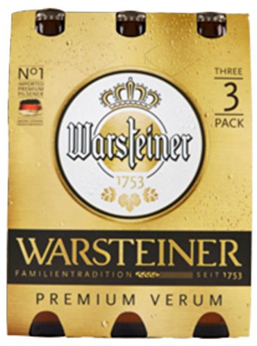 Warsteiner Premium Birra Bottiglia 330ML (CASSA DA 18)