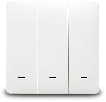 Yagusmart ZigBee Interrupteur Mural connecté, AUCUN fil Neutre Requis, nécessite un Hub Tuya, Compatible avec Alexa, Google Home, IFTTT(3 gang)