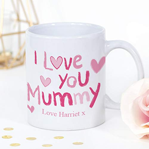 Thoughtful Gifts Mummy Cup Personalised Mummy Mug Personalised Mug for Mummy Cup for Mummy Personalised Gift for Mothers Day Birthday Christmas