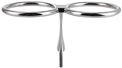 Yctze Posavasos, Portavasos de doble anillo de acero inoxidable 316, Portavasos para bebidas, para barcos marinos, yates, automóviles, RV, portavasos de anillo, Marin, portavasos para anillos, RV