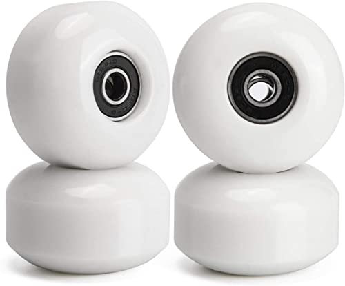 Skateboard-Räder mit Kugellagern, Rollschuh, Skateboard, Tricks, Street, Skateboarding, Räder, 52 mm, 95 A, 4 Stück, Weiß