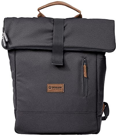 Gesslein 961 großer Wickelrucksack Wickeltasche mit einem Volumen von 30,5l! Zubehör und Kinderwagenbefestigung inkl, 638961000, XL, Anthrazit
