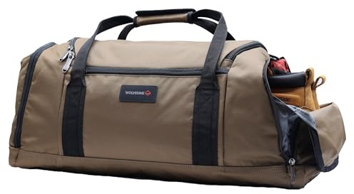 WOLVERINE 26 Duffel with Ventilated Boot Compartment, Water & Dirt Resistant, Chestnut, One Size