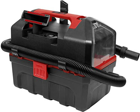Sealey CP20VWDV, 10L Wet & Dry Vacuum Cleaner 20V SV20 Series-Body Only, Black/Red, 0 W, 10 liters, 78 Decibeles