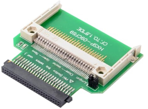 cablecc CF Compact Flash Memory Card to 1.8 Inch 50pin IDE Hard Drive SSD Converter Adapter