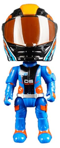 Generisch Motorradmodell verwandeln, Motorradpuppe verwandeln,Jungenspielzeug Actionfiguren | Sammelfiguren, Q-Version Motorradfahrer-Schreibtischdekoration, Verwandlungsspielfiguren, Sammelspielzeug
