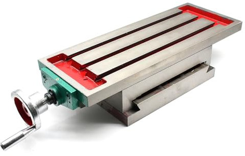 Qussse X Y Kreuztisch, Koordinatentisch Frästisch Bohrtisch Multifunktions Frässchraubstock, für Bohrtischen Bohrmaschinen Fräsmaschinen, 450x170mm