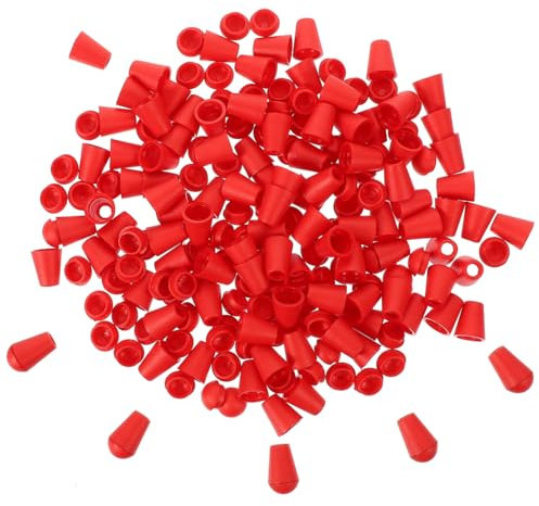GRADENEVE 100 Stück Kordelstopper Seilenden Für Schlüsselbänder Kleidung Seilschnallen Kordelverschlüsse Glockenseilschnallen Kordelstopper Einfache Installation