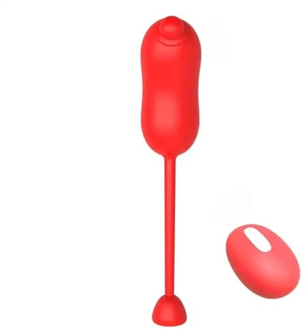 Vibrating Egg Toy Woman Women's with 10 Panties Dildo Vibro Egg for Masturbation Women Toys Adult Couples Toys Adult Sex Toy Masturbator(Red)
