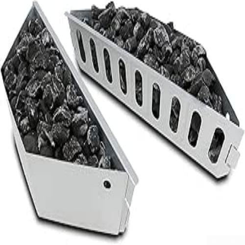 YJDOORPLAY Cestini a carbone per Weber griglie a carbone per Weber 0,6 mm bollitore serie One Touch e Master Touch, per altre griglie a carbone, confezione da 2