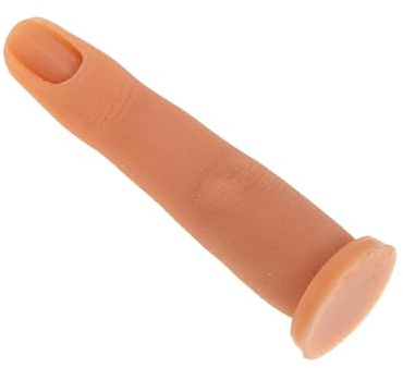 PartyKindom Doigt Entraînement Silicone Réaliste pour Faux Ongles Flexible et Outil Essentiel pour Pratique Formation Nail Art