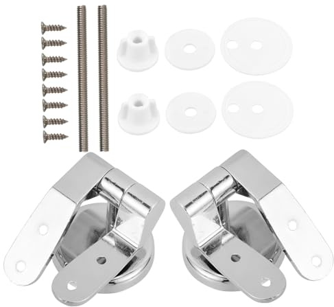Toddmomy Bisagras para Asiento de Inodoro Cierre Suave, Accesorios de Bisagra para Inodoro Roca Victoria, Piezas de Repuesto para Baño