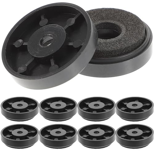 BESPORTBLE 10pcs 30x8mm Speaker Isolation Feet Foam Pads Vibration Absorber Speaker Base Mat Amplifier Floor Protector for HiFi Audio Equipment