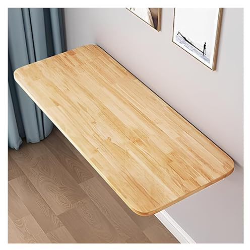 Kakt Väggmonterat droppblad, mat- och kontorsskrivbord, platsbesparande vikbart bord för tvätt och arbetsbänk, ek, h, 80 x 20 cm, mångsidigt flytande laptopbord