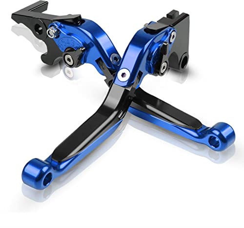 Set Leve Freno e Frizione Regolabile Pieghevoli Per CBR 125R 250R 300R 500R, CB 125R 125F 300F/FA 500F/X 500, Rebel CMX250C CMX250 CA250 NSR125 GROM MSX125 Blu